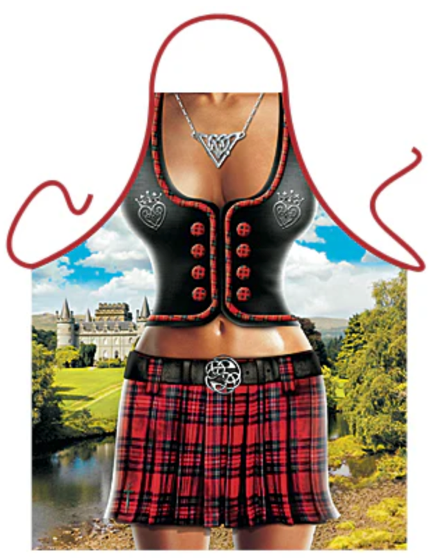 Apron Sexy Scottish Lady