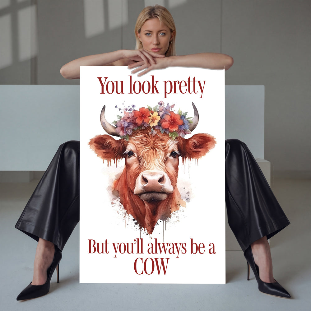 You Still Be A Cow Poster Wall Art, Modern Home Decor, Digital Print - image 4