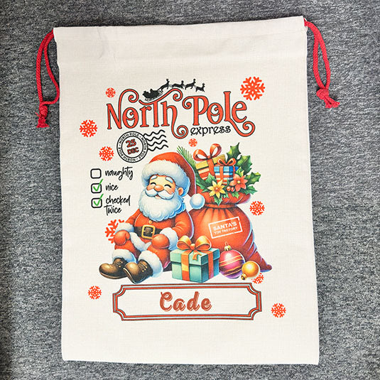Christmas Santa Sack Customized - image 1