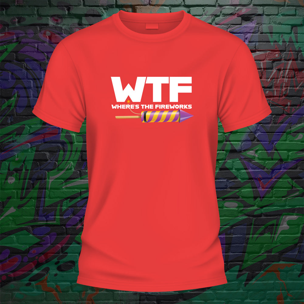 WTF Fireworks Tshirt - image 2