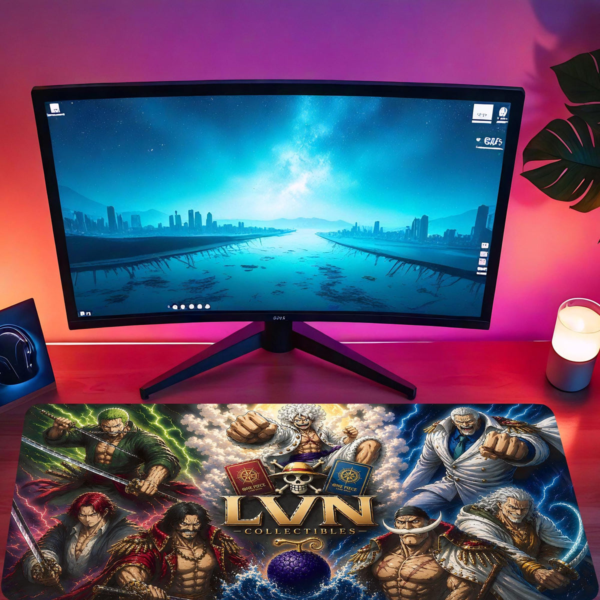 LV Collectibles 90cm x 40cm gaming deskpad
