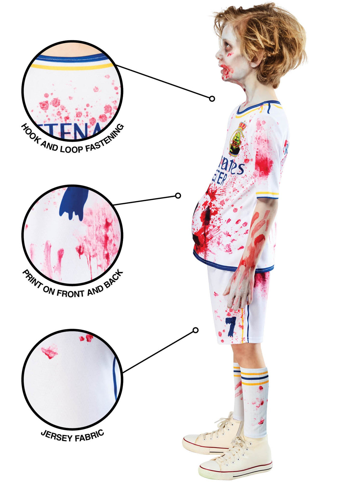 Zombie Rottenaldo Child Costume - image 4