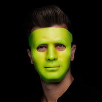 Glow in the Dark Theatre Mime Face Mask - image 2