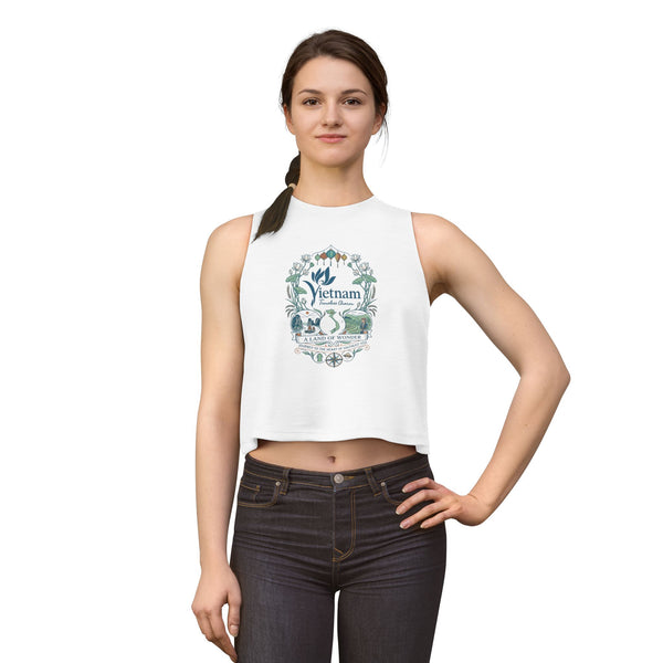 Vietnam Travel Crest crop top / A Land of Wonder graphic - image 1