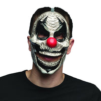 Horrible Clown Face Mask with Movable Jaw – mouth open