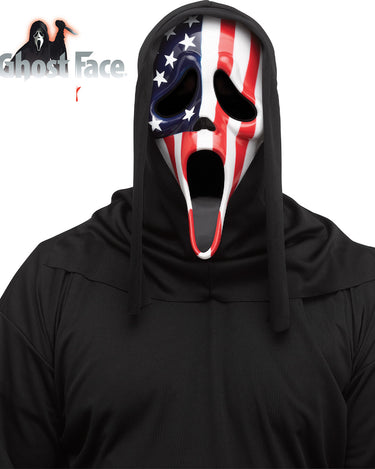 USA Flag Ghost Mask