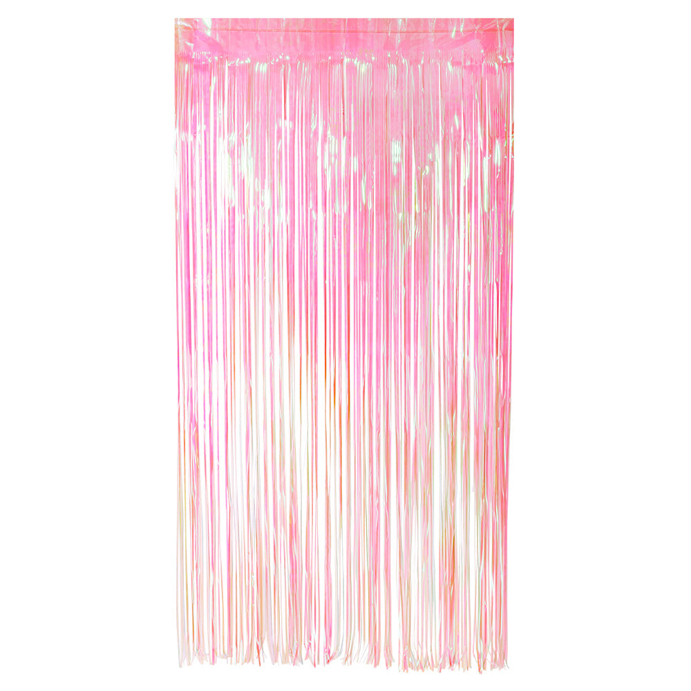 Iridescent Light Pink Foil Curtain - image 1