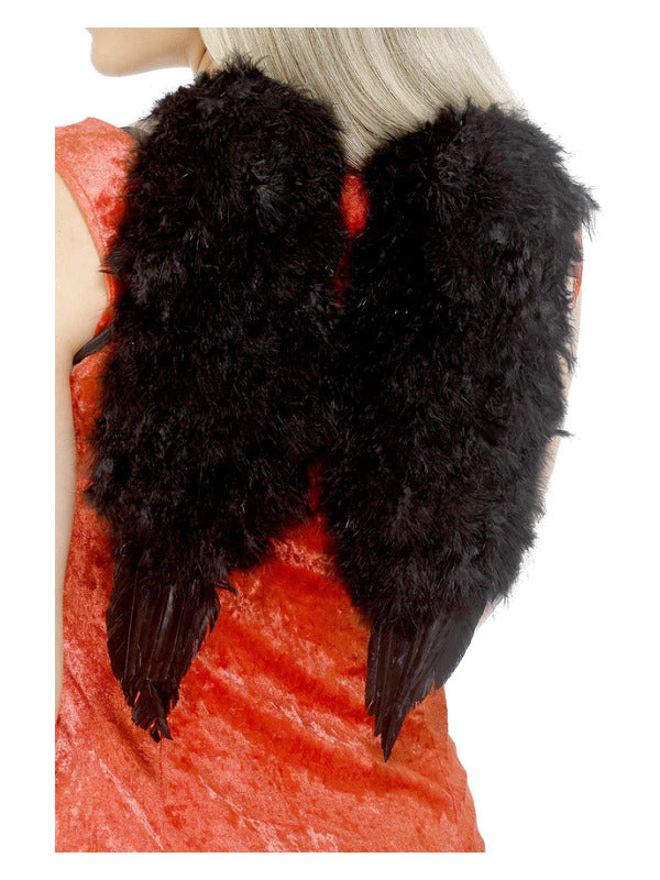 Small Black Angel Wings