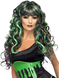 Monster Wig, Black and Green