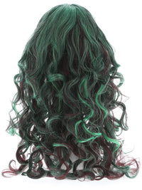 Monster Wig, Black and Green
