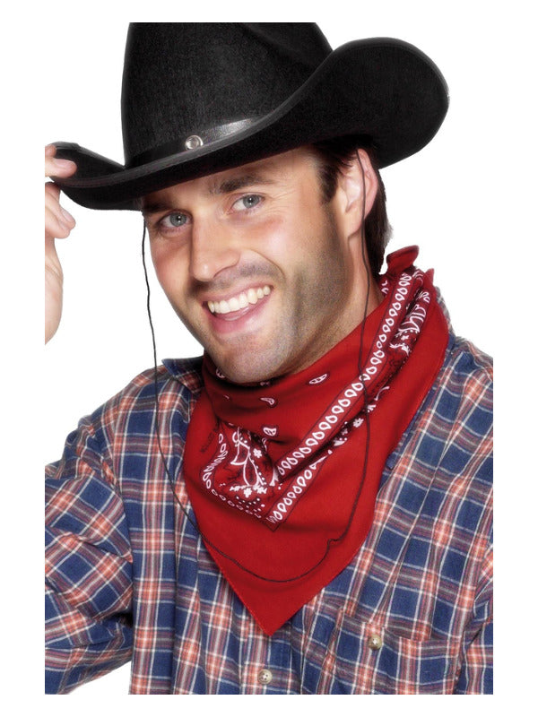 Red Cowboy Bandana - image 1