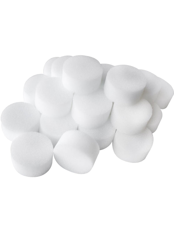 Smiffys Make-Up FX White Cosmetic Sponges
