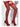 Red Fishnet Hold Up Stockings
