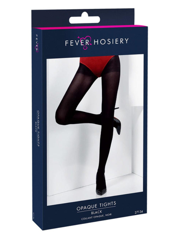 Black Opaque Tights - image 2