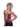 80s Pink Lace Net Vest