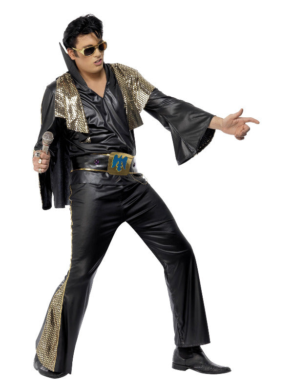 Black and Gold Elvis Costume - image 1