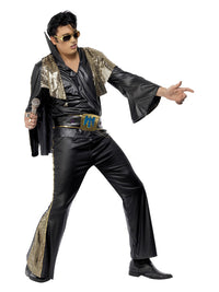 Black and Gold Elvis Costume - image 1
