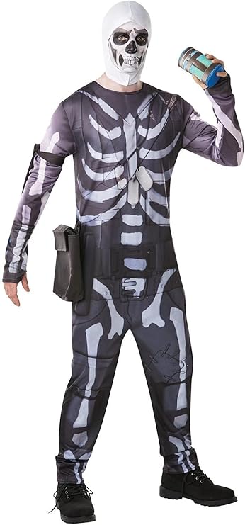 Fortnite Skull Trooper Adult Costume - image 3