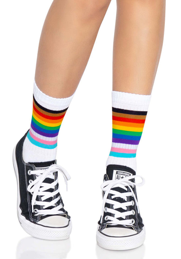 Pride Crew Socks Rainbow - image 1