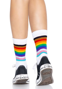 Pride Crew Socks Rainbow - image 2