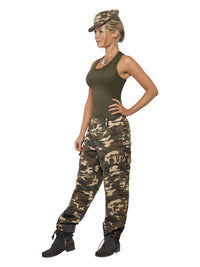 Khaki Camo Deluxe Female Costume - image 4