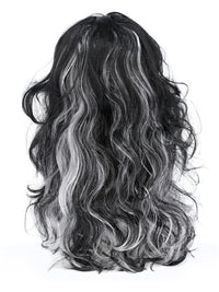 Black and White Gothic Bride Wig - image 2