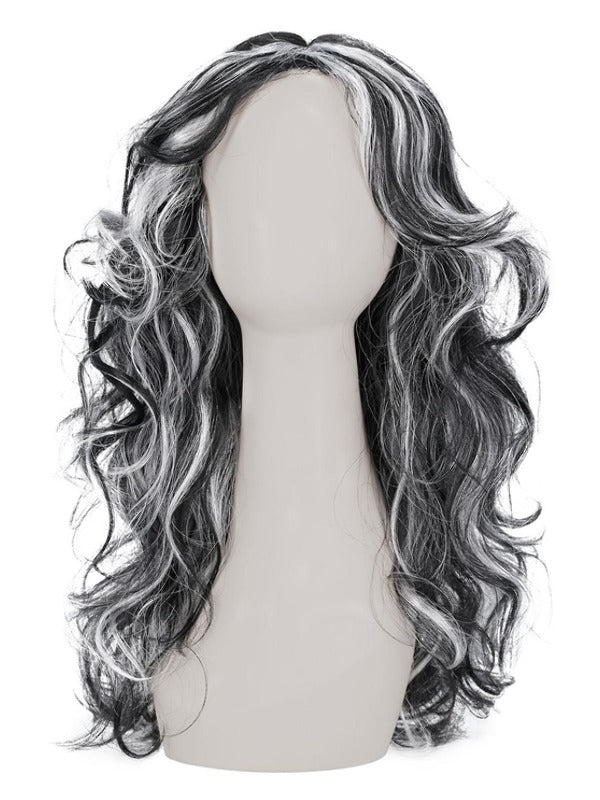 Black and White Gothic Bride Wig - image 4