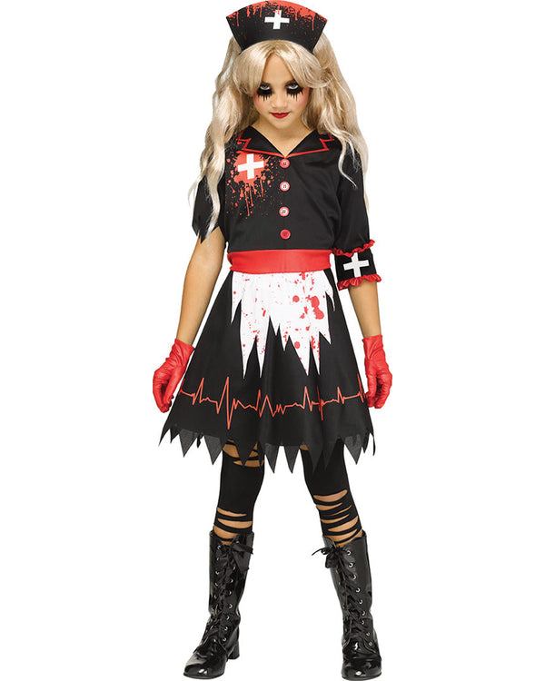 Not So Nice Nurse Child Costume - image 1