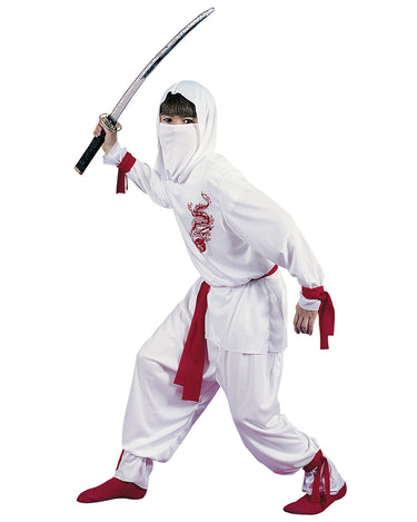 White Ninja Child Costume
