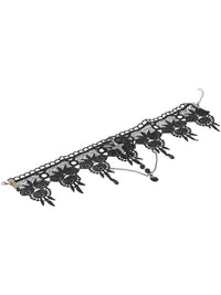 Black Gothic Lace Choker - image 2