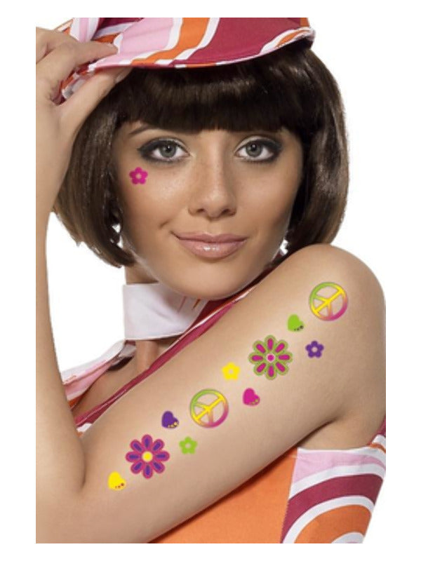 Temporary Hippy Transfer Tattoos - image 1