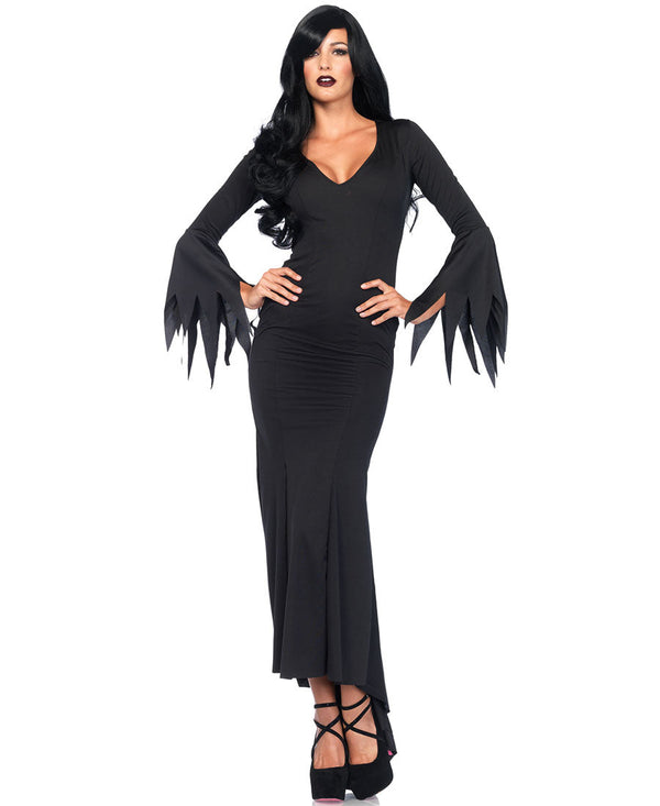 Floor Length Black Gothic Dress