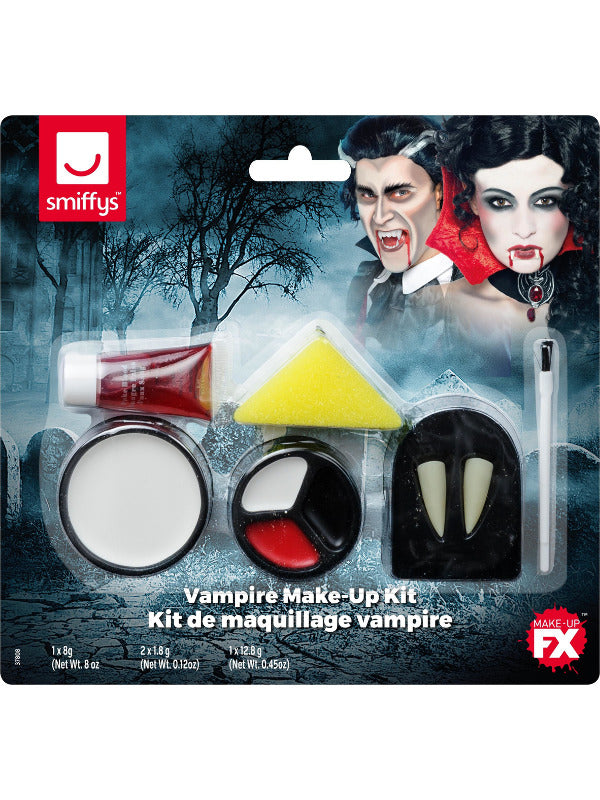 Smiffys Make-Up FX, White and Red Vampire Kit - image 1