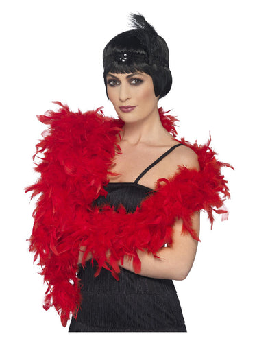 Deluxe Red Feather Boa