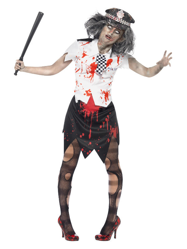 Zombie Police Woman Costume - image 1