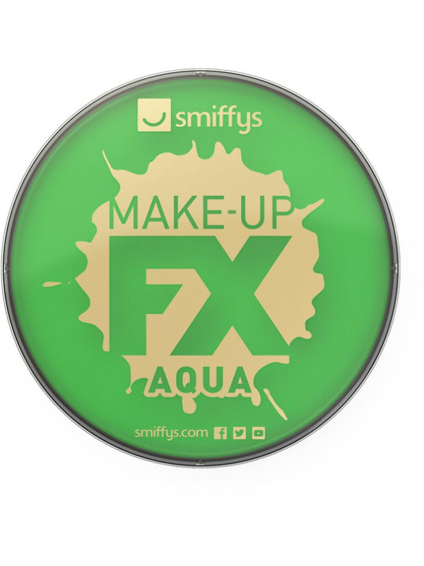 Smiffys Make-Up FX Bright Green Facepaint - image 1