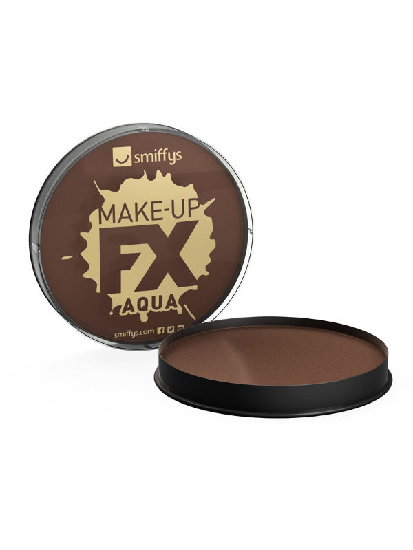 Smiffys FX Aqua Dark Brown Facepaint