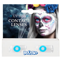 UV Flash Blue Contact Lenses - image 3