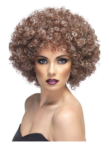 Blonde and Brown Afro Wig
