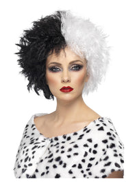 Black and White Evil Madame Wig - image 1