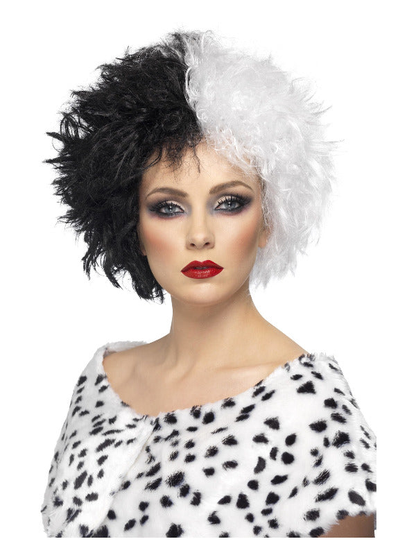 Black and White Evil Madame Wig - image 1