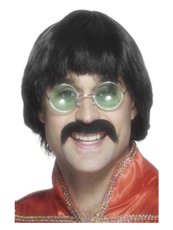 70s Mersey Wig and Tash