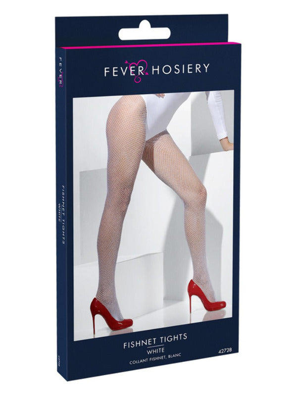 White Fishnet Tights - image 4