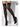 Black Sheer Hold Ups with Vertical Stripes