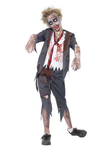 Zombie School Boy Costume Child