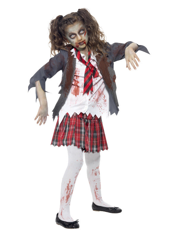 Zombie School Girl Childs Costume - image 1