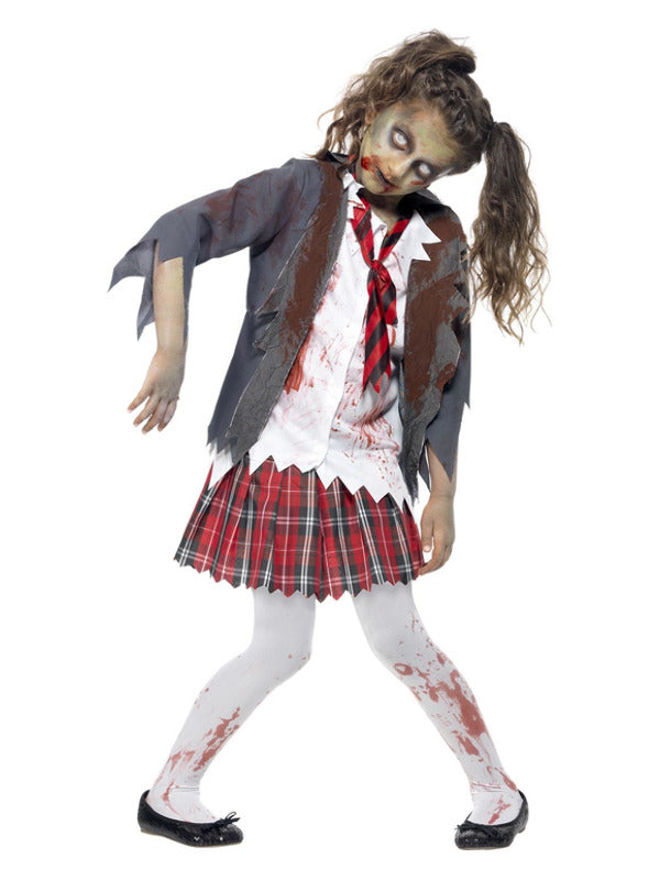 Zombie School Girl Childs Costume - image 2