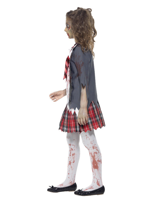 Zombie School Girl Childs Costume - image 4