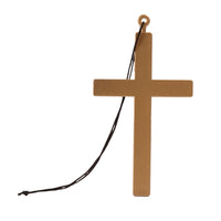 Gold Monk/Nun Cross on Rope