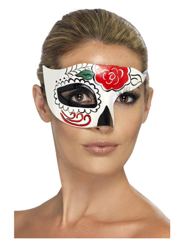 Day of the Dead Half Eye Mask